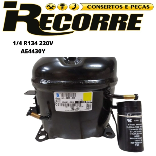 COMPRESSOR 1/4 R134 220V AE4430Y-GS1A