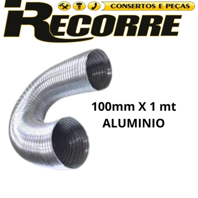 DUTO FLEX ALUMINIO 100MM X 3M