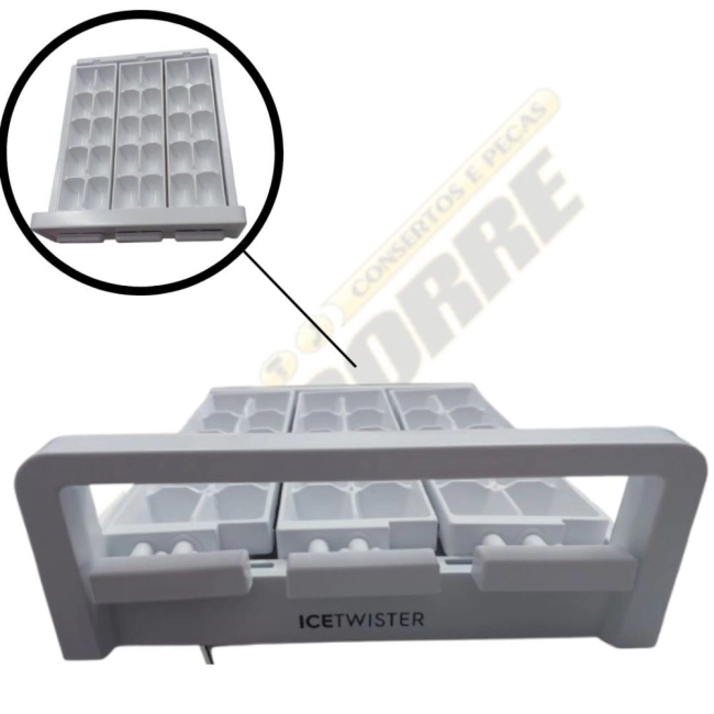 FORMA DE GELO TWISTER COMPLETA ORIGINAL
