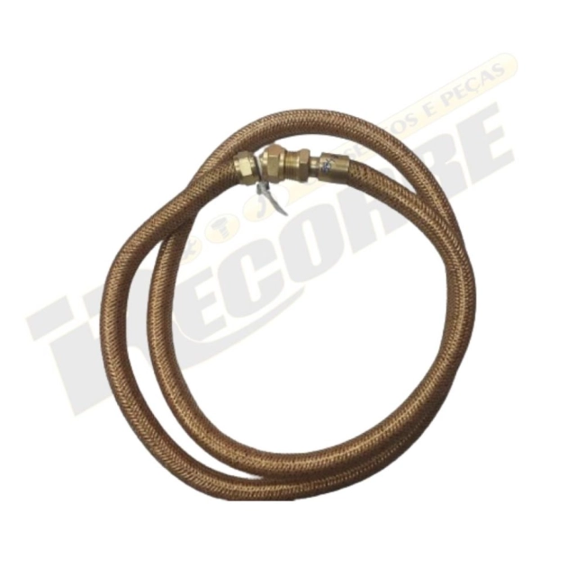 MANGUEIRA FLEX 1.50M ROSCA/ROSCA TOMBACK  COBRE