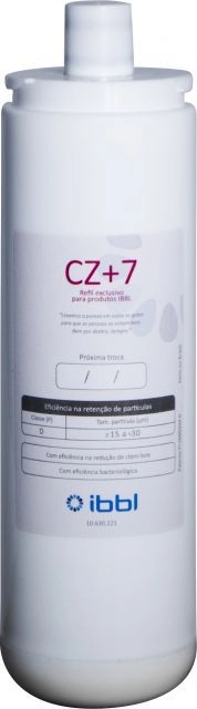 Refil Filtro Original Cz+7 P/ Purificador De Água Ibbl Fr600