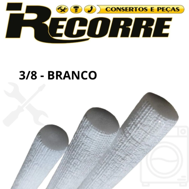 TUBO ESPONJOSO 1/2 BRANCO BRASILPEX BARRA 2 MT