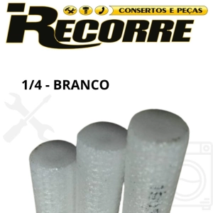 TUBO ESPONJOSO 1/4 BRANCO BRASILPEX  BARRA 2MT